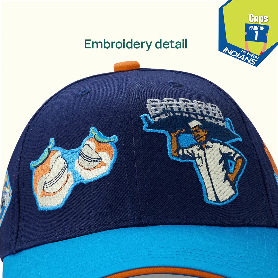 Maximum City! 100% Cotton Fabric, Unisex Cap, Pack of 1