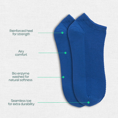 Pout It Out! Unisex Ankle Length Socks, 100% Organic Cotton, Gift Box of 4