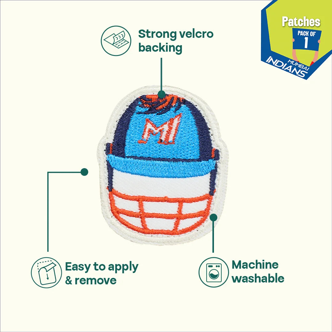 MI Warrior! 100% Recycled Fabric, Velcro Patches, Pack of 1