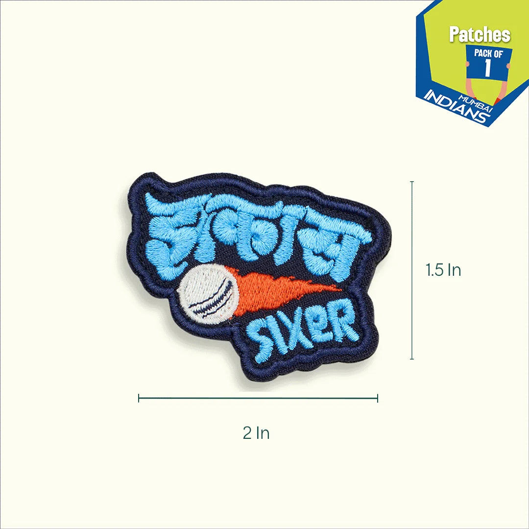 Jhakas Sixer! 100% Recycled Fabric, Velcro Patches, Pack of 1
