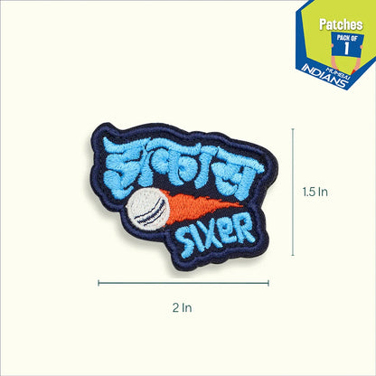 Jhakas Sixer! 100% Recycled Fabric, Velcro Patches, Pack of 1