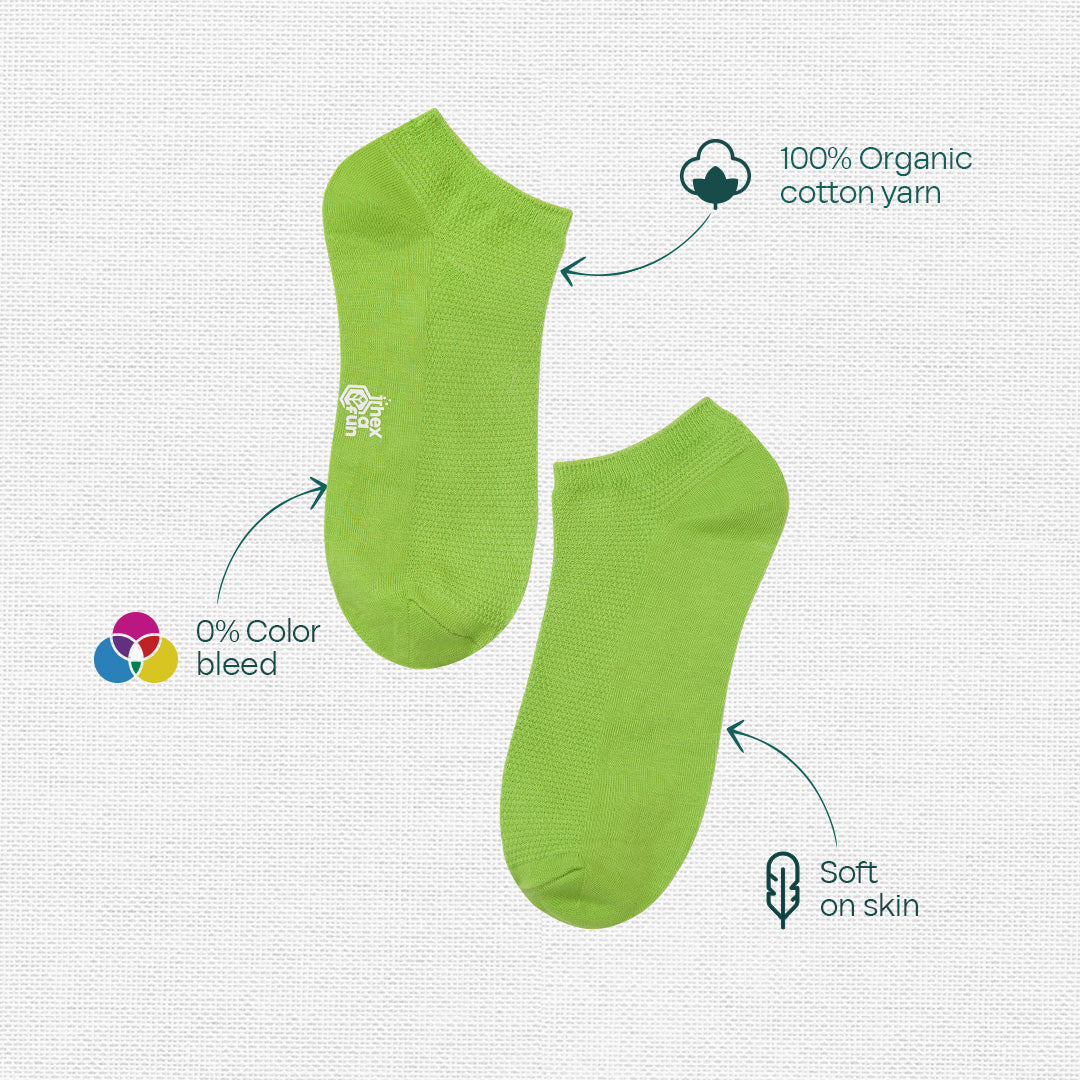 Glitterin'! Tin Gift Box, Unisex Ankle Length, 100% Organic Cotton, Box Of 06