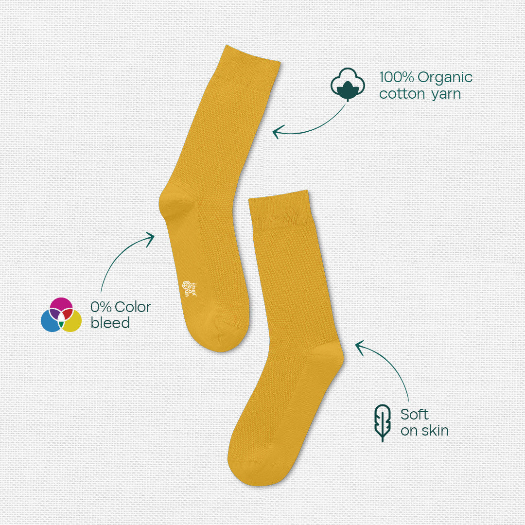 Glitterin'! Tin Gift Box, Unisex Crew Length, 100% Organic Cotton, Box Of 06