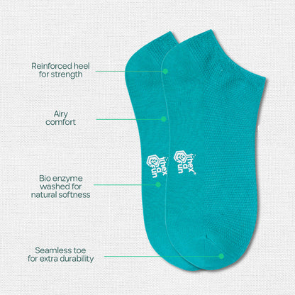 Glitterin'! Tin Gift Box, Unisex Ankle Length, 100% Organic Cotton, Box Of 06