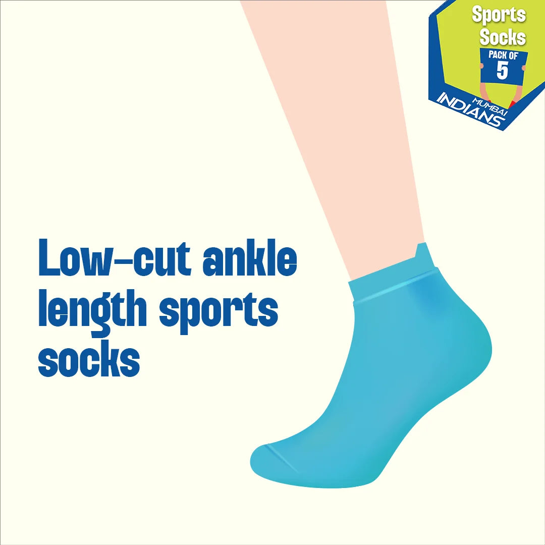 Power Workout! Unisex Socks, 100% Bamboo & Terry Made, Sports, Pack of 5