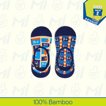 Blue Drip Loyal! Unisex Socks, 100% Bamboo, No Show, Pack of 2