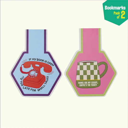 Anti-Social Club! Bookmarks, Pack of 2