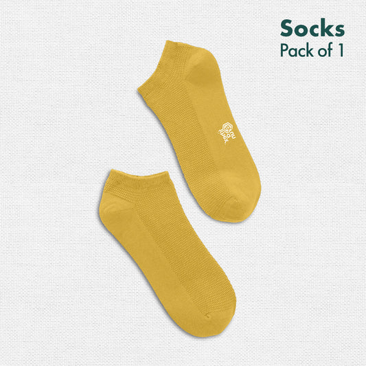 Lemonade! Unisex Socks, 100% Organic Cotton, Ankle Length, Pack of 1