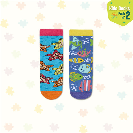 Finding Nemo! Unisex Kid's Socks, 100% Bamboo, Crew Length, Pack of 2