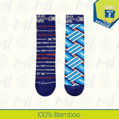 Victorious! Unisex Socks, 100% Bamboo, Crew Length, Pack of 2