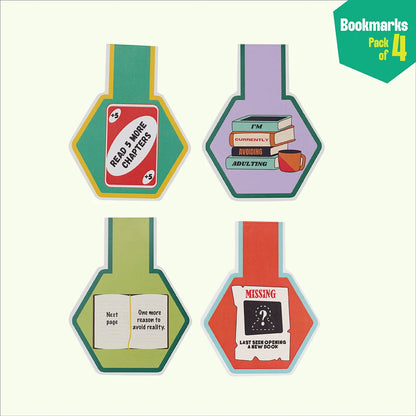 Fictional Escape! Bookmarks, Pack Of 4