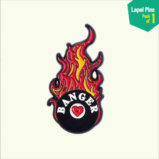 Banger! Lapel Pins, Pack Of 1
