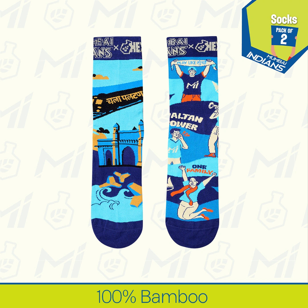 Winning Team! Unisex Socks, 100% Bamboo, Crew Length, Pack of 2