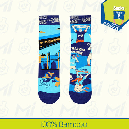 Winning Team! Unisex Socks, 100% Bamboo, Crew Length, Pack of 2