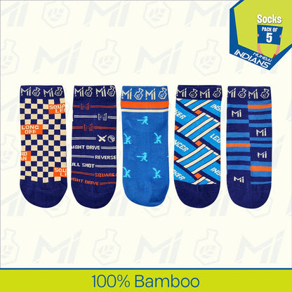 Stadium Slay! Unisex Socks, 100% Bamboo, Ankle Length, Pack of 5