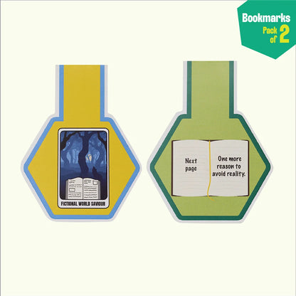 Fictional Fantasy! Bookmarks, Pack of 2