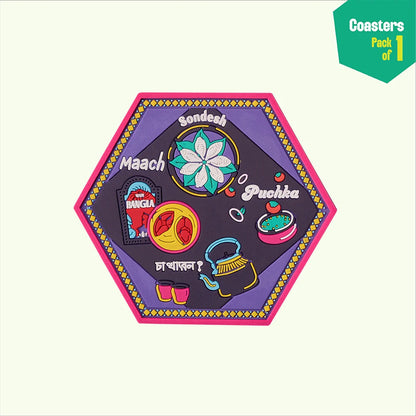 Full Petuk Vibe! Coasters, Pack of 1