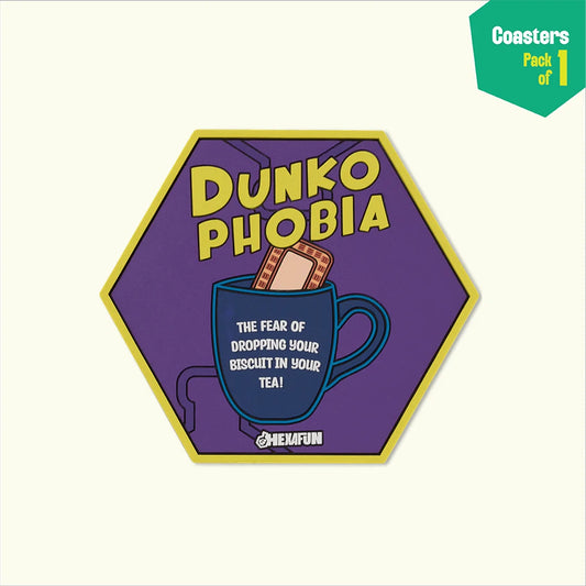 Dunkophobia! Coasters, Pack Of 1