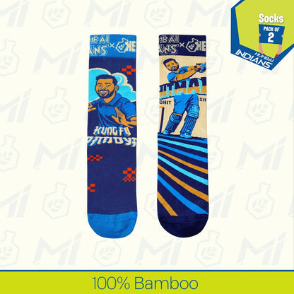 Champions! Unisex Socks, 100% Bamboo, Crew Length, Pack of 2