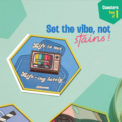 Life-ing! Coasters, Pack Of 1