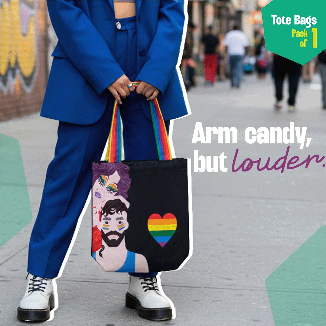 Free Love! Canvas Tote Bags, 100% Organic Cotton, Pack of 1