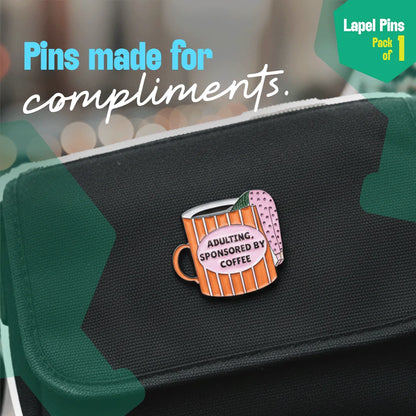 Adulting! Lapel Pins, Pack Of 1