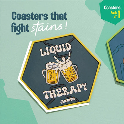 Liquid Therapy! Coasters, Pack Of 1