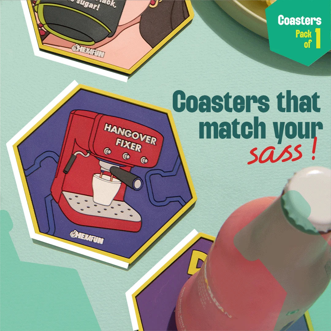 Hangover Fixer! Coasters, Pack Of 1