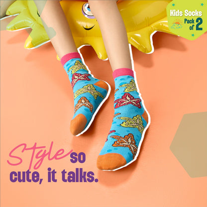 Finding Nemo! Unisex Kid's Socks, 100% Bamboo, Crew Length, Pack of 2