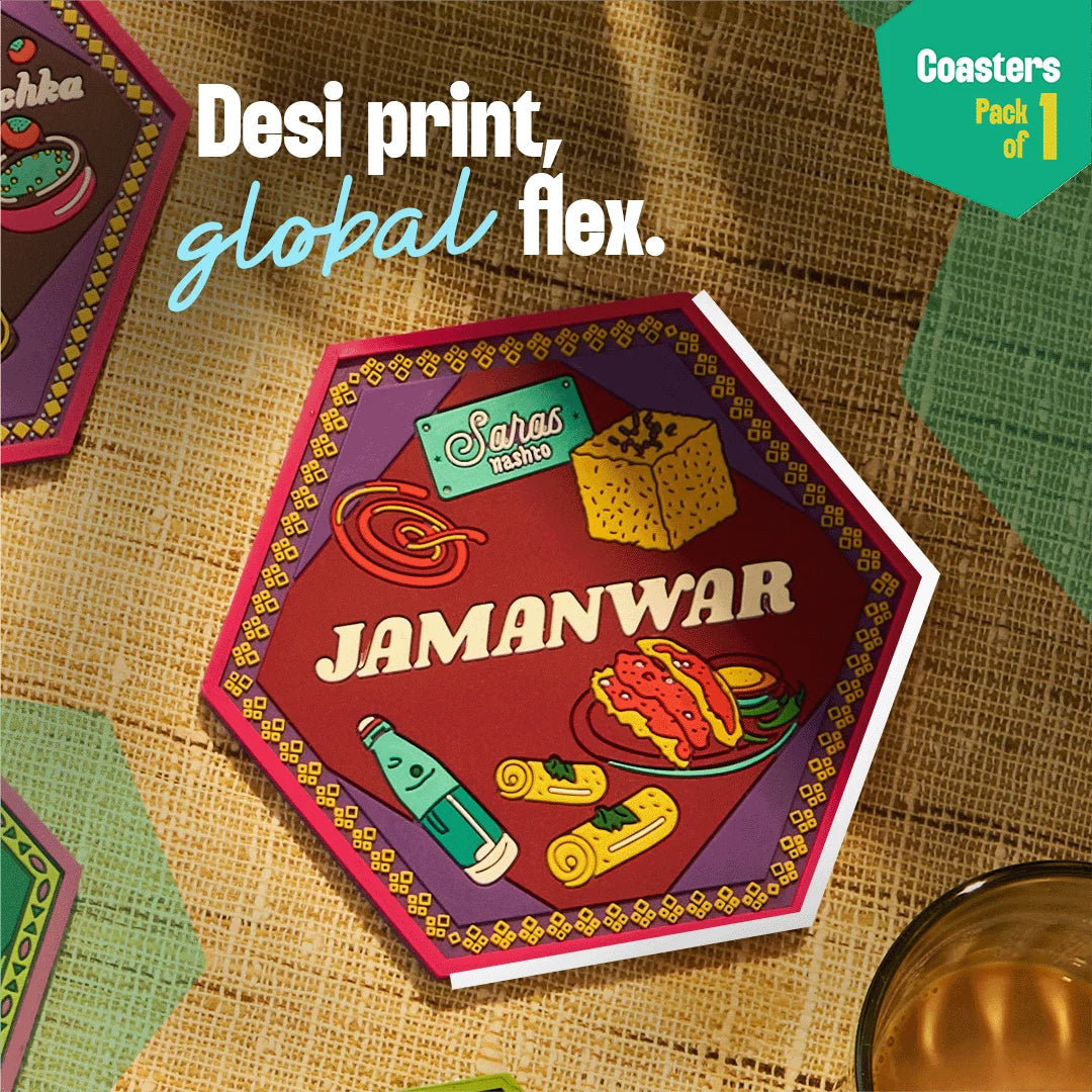 Saras AF! Coasters, Pack of 1