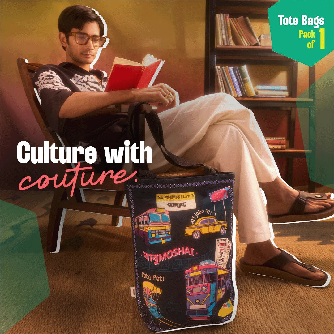 Bong Vibe Loading! Canvas Tote Bag, 100% Organic Cotton, Pack of 1