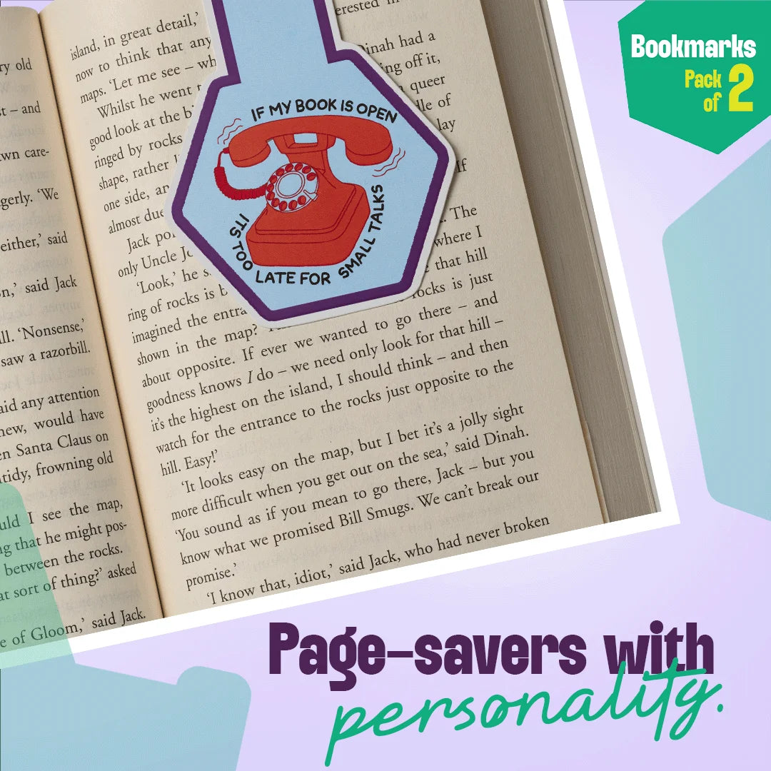 Anti-Social Club! Bookmarks, Pack of 2