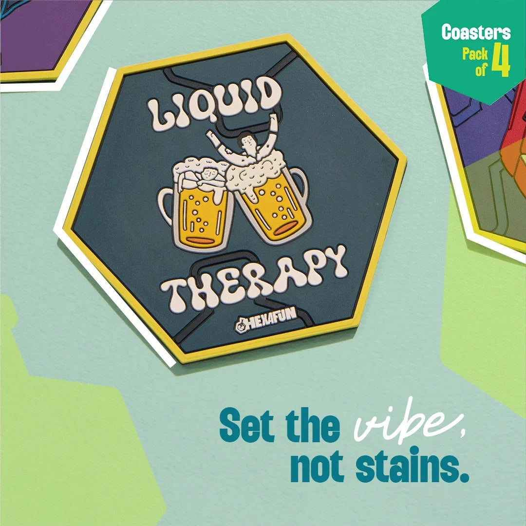 Tea Spiller! Coasters, Pack Of 4