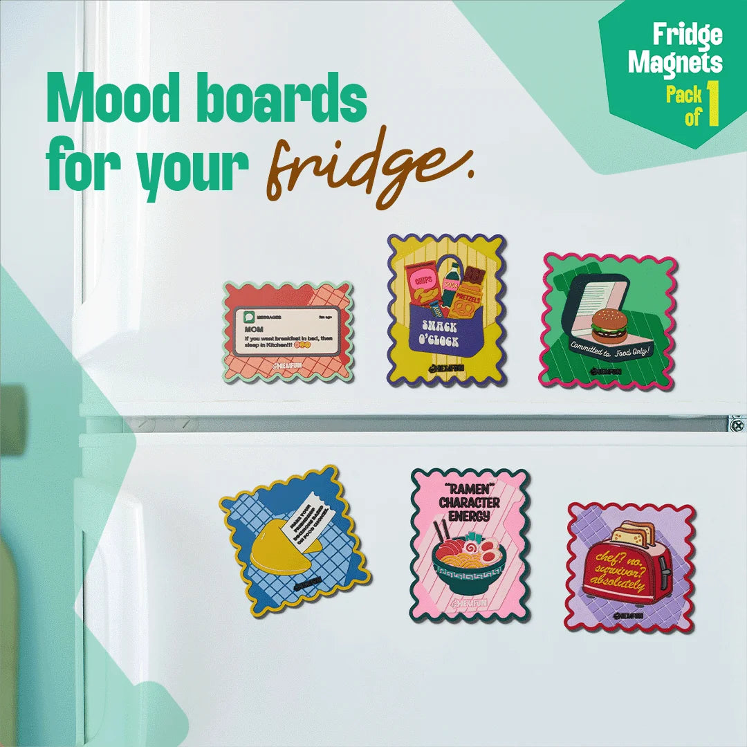 Foodie! Fridge Magnets, Pack of 1