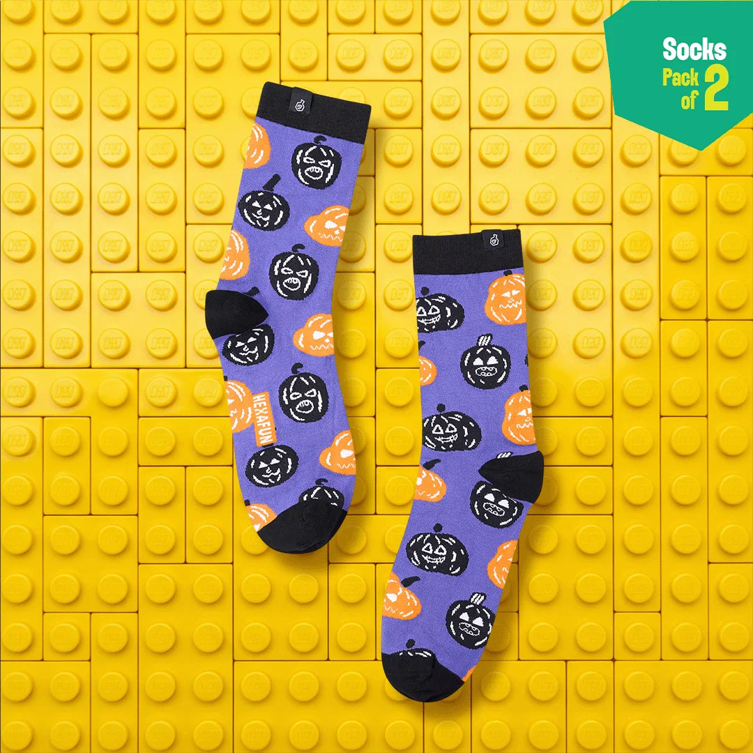 Ghost Town! Unisex Socks, 100% Organic Cotton, Crew Length, Pack of 2