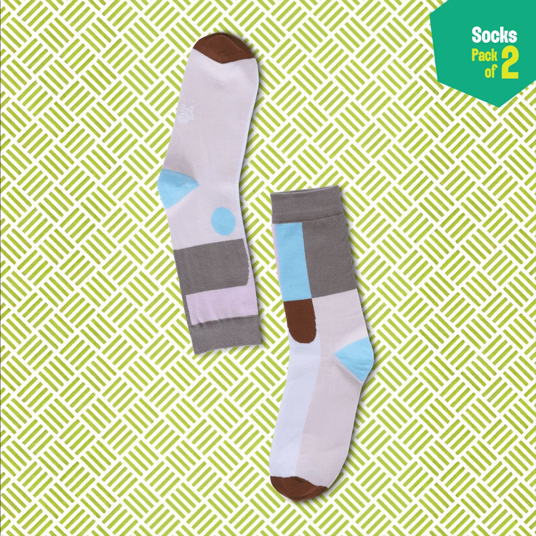 Hash Brownie! Unisex Socks, 100% Organic Cotton, Crew Length, Pack of 2