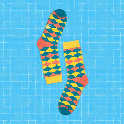 Out Of Shape! Unisex Socks, 100% Organic Cotton, Crew Length, Pack of 2