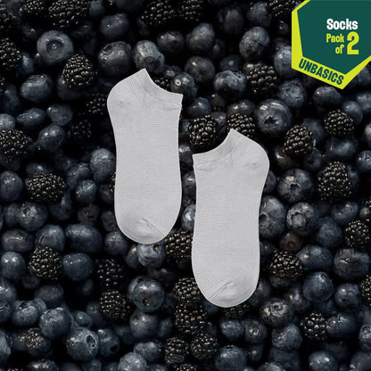 Nightfall! Unisex Socks, 100% Organic Cotton, Ankle Length, Pack of 2