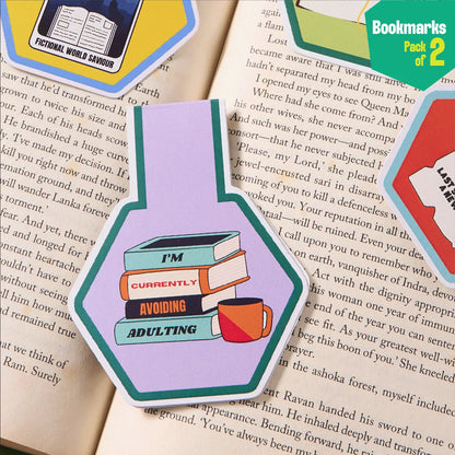 Plot Twist! Bookmarks, Pack of 2