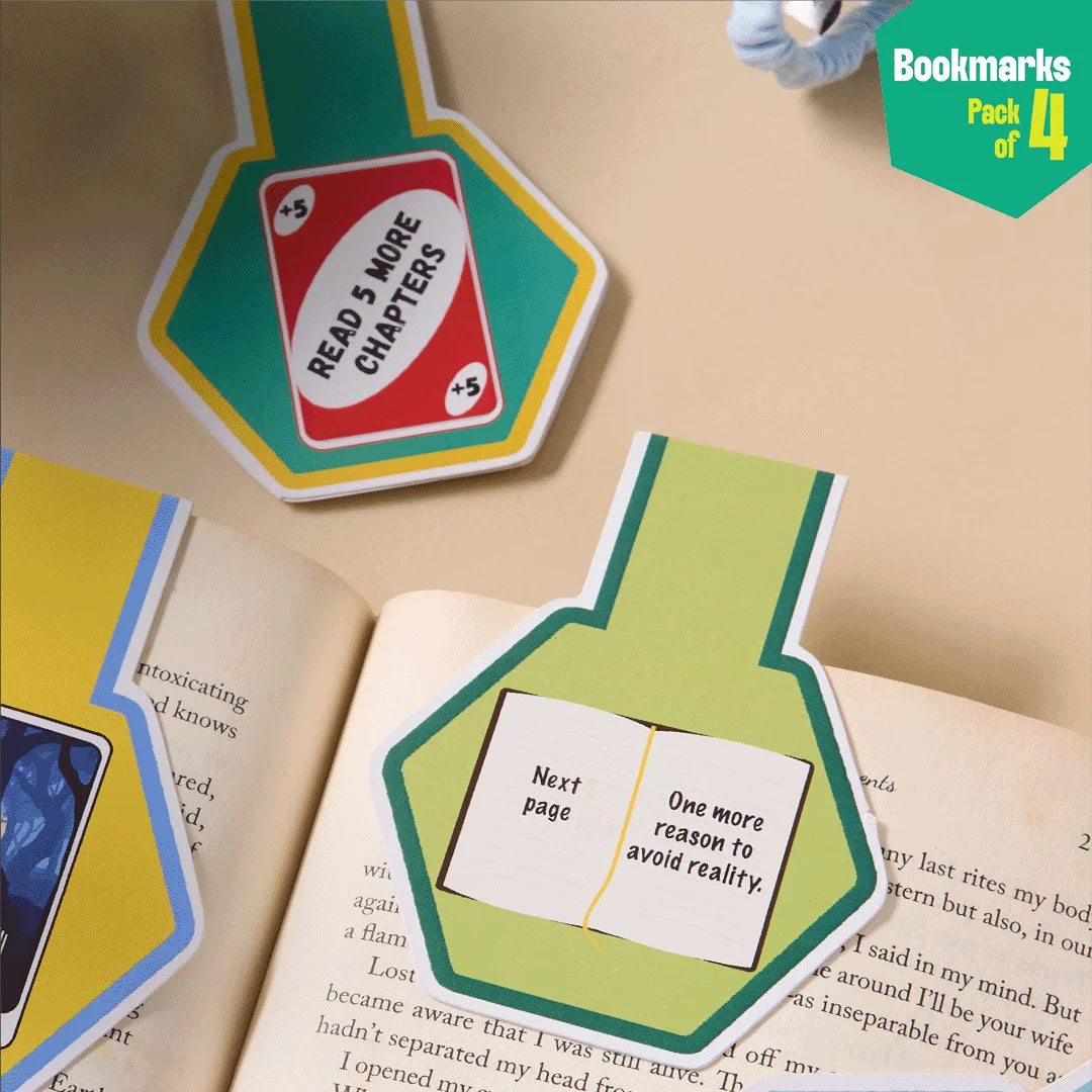 Fictional Escape! Bookmarks, Pack Of 4