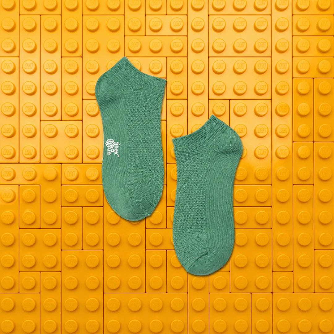 Northern Lights! Unisex Socks, 100% Organic Cotton, Ankle Length, Pack of 2