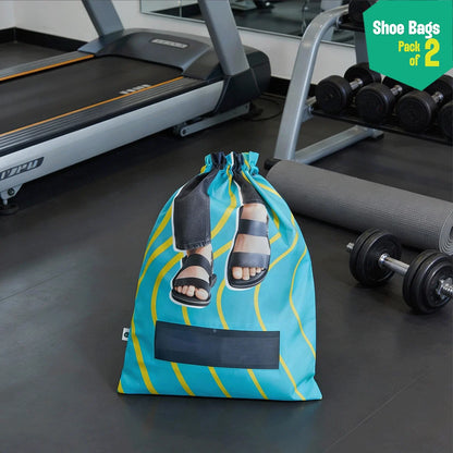 Big Bag Theory! Shoe Bags, 100% Organic Cotton, Pack of 2