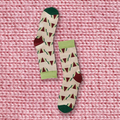 Double Trouble! Unisex Socks, 100% Organic Cotton, Crew Length, Pack of 2
