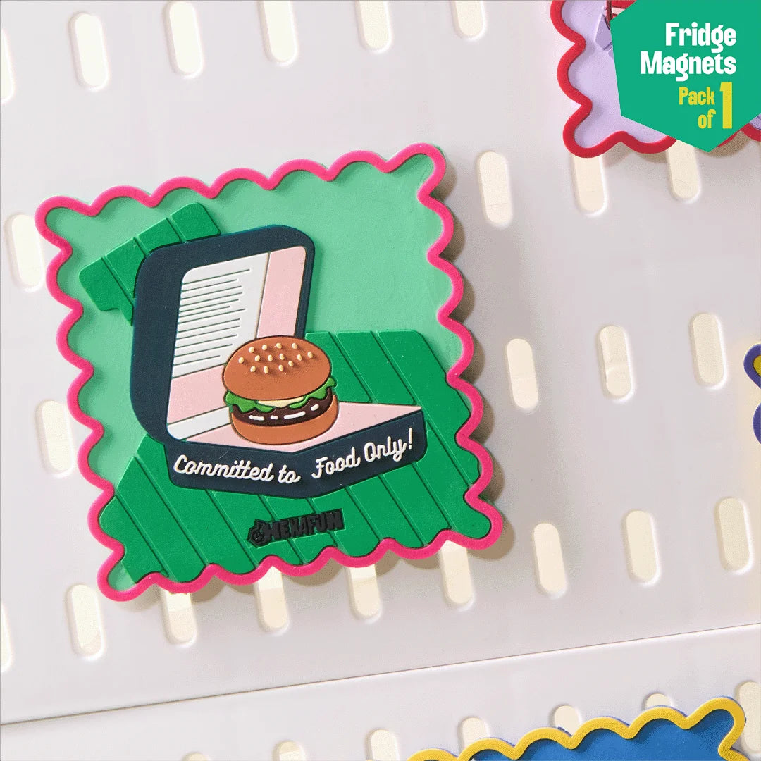 Foodie! Fridge Magnets, Pack of 1