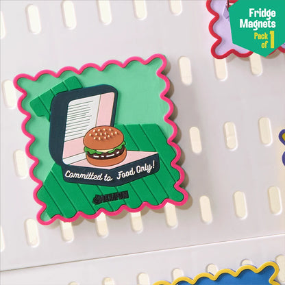Foodie! Fridge Magnets, Pack of 1
