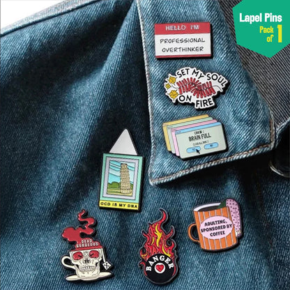 Banger! Lapel Pins, Pack Of 1