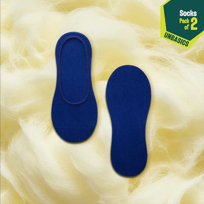 Color Con! Unisex Socks, 100% Organic Cotton, No Show, Pack of 2