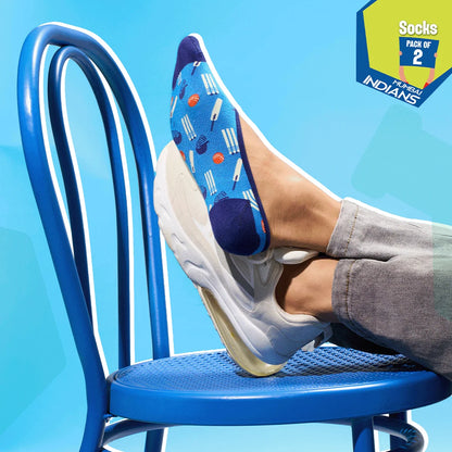 Paltan Energy! Unisex Socks, 100% Bamboo, No Show, Pack of 2