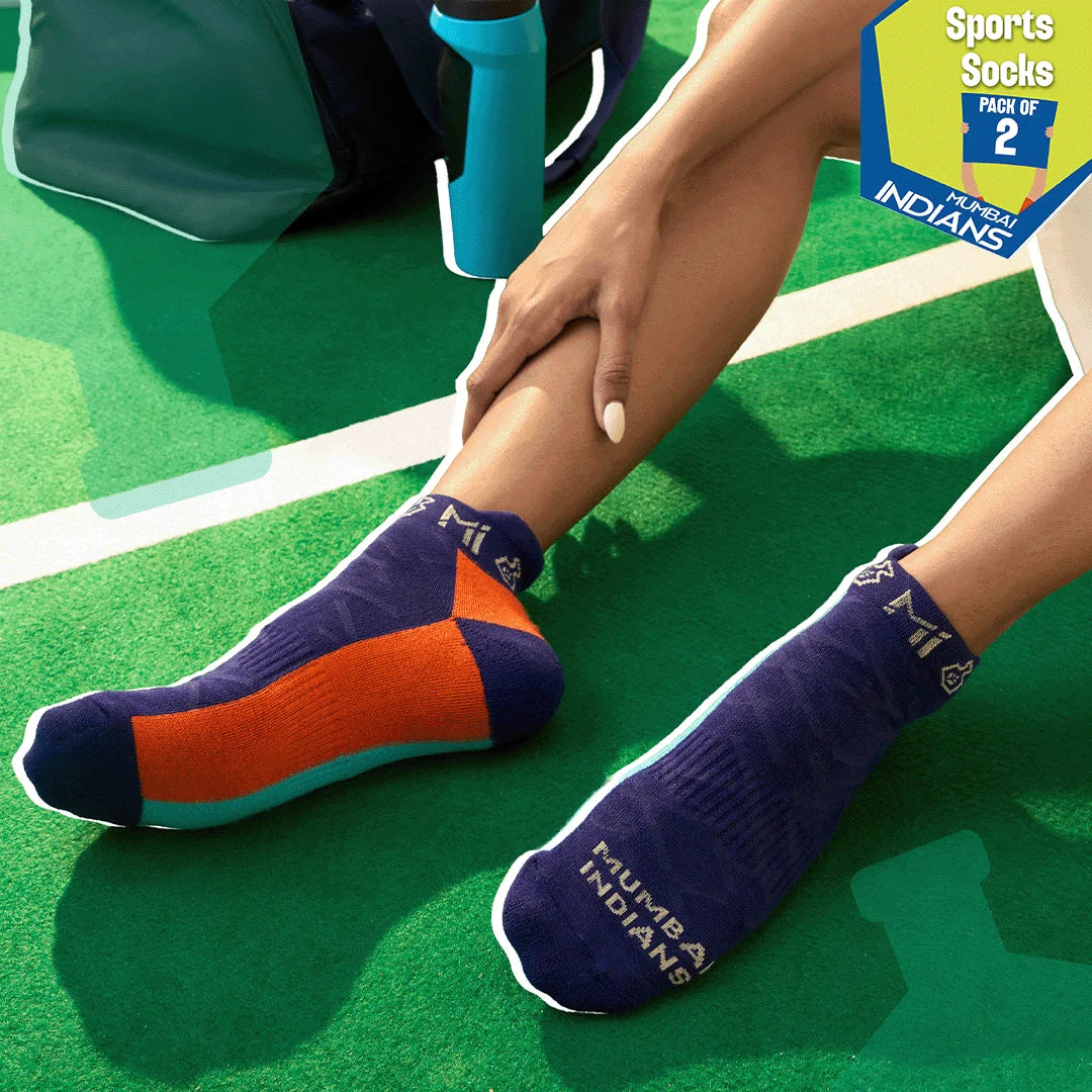 Hustle Buddy! Unisex Socks, 100% Bamboo & Terry Made, Sports, Pack of 2