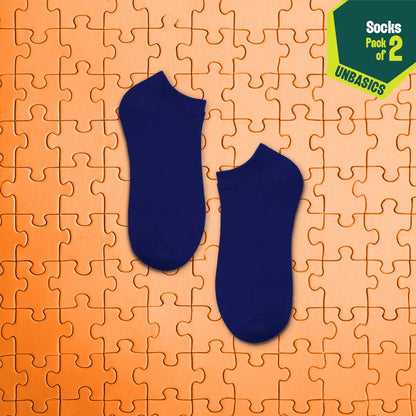 Midnight Mischief! Unisex Socks, 100% Organic Cotton, Ankle Length, Pack of 2